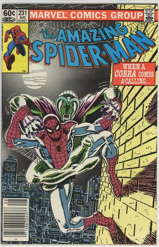Amazing Spider Man #231 (1963) - 6.5 FN+ *Caught in the Act* Newsstand