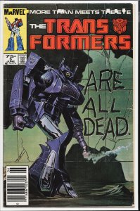The Transformers #5 Newsstand Edition (1985) Transformers