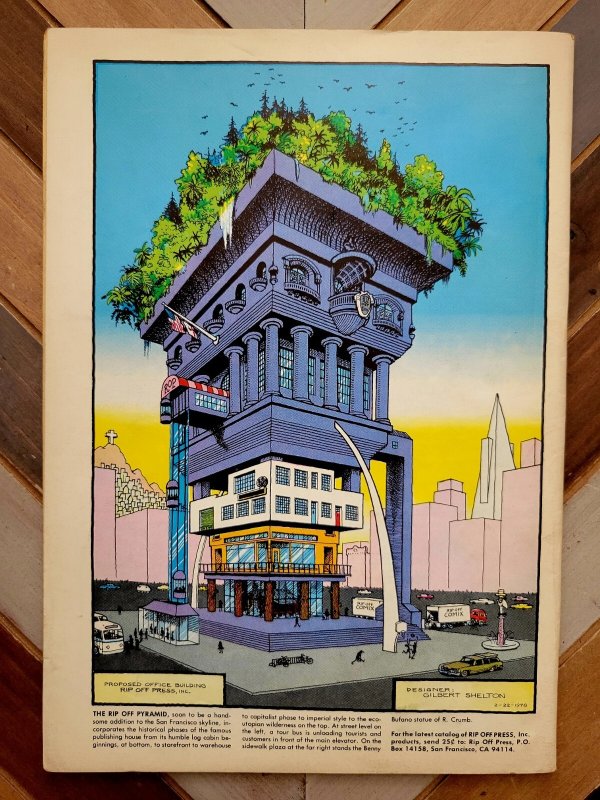 RIP-OFF COMIX #3 (1978) 2nd Print FREAK BROS! Gilbert Shelton Underground Comics