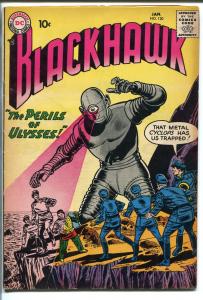 BLACKHAWK #120-1968-DC-ROBOT COVER-CLASSIC ISSUE-fn minus