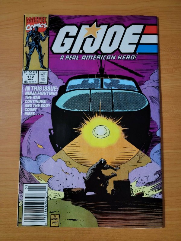 G.I.Joe #112 Newsstand Edition ~ NEAR MINT NM ~ 1991 MARVEL COMICS