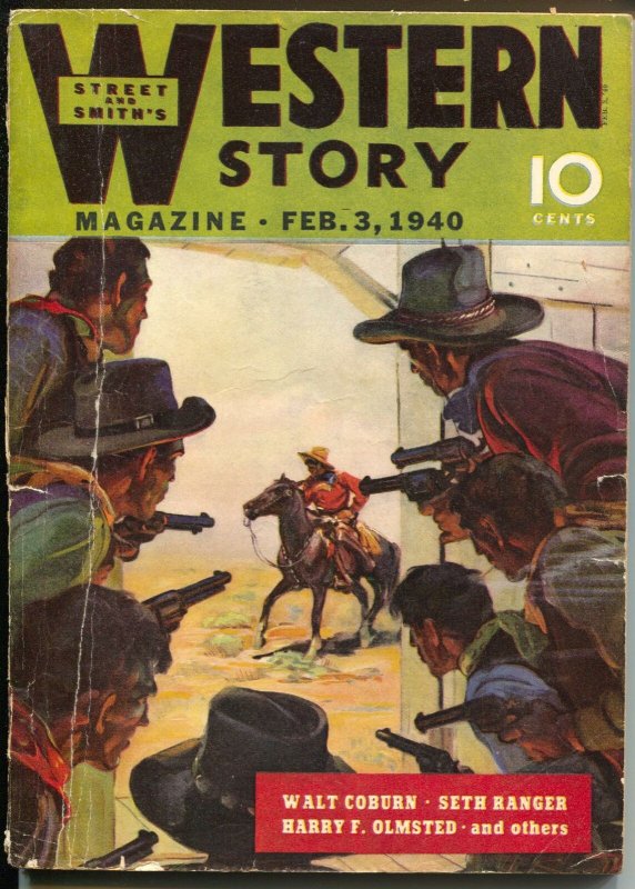 Western Stories 2/3/1940-HW Scott-Walt Coburn-pulp thrills-VG