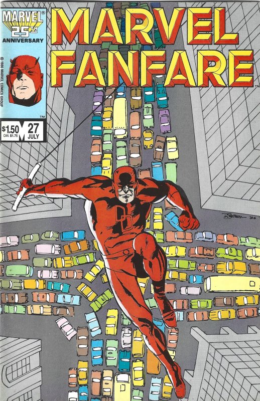 Marvel Fanfare #25 through 27 (1986)