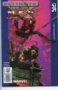 Ultimate X-Men #34 Marvel Comics August Aug 2003 (VF)