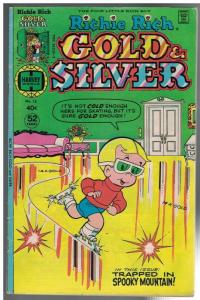 RICHIE RICH GOLD & SILVER 12 G-VG June 1977