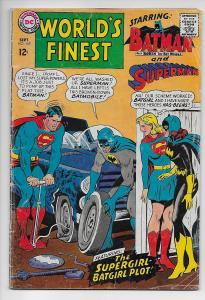 World's Finest #169 - Batman / Superman / Batgirl / Supergirl (DC, 1967) - VG