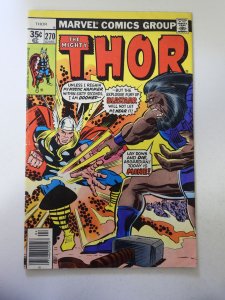 Thor #270 (1978) VG+ Condition