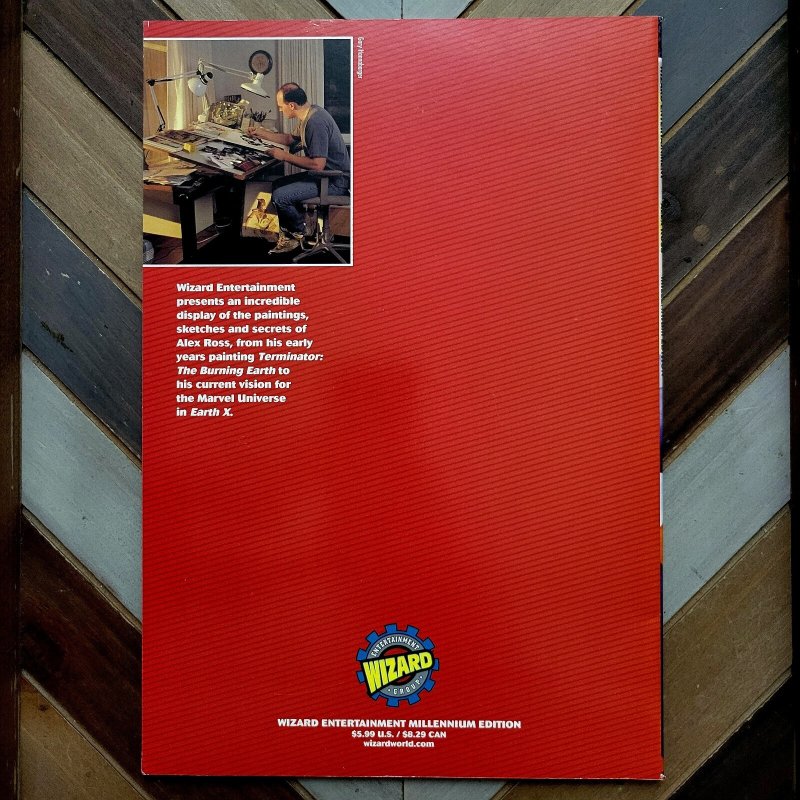 Wizard ALEX ROSS Special (1999) VF+ *Signed by Alex Ross* Millennium Edition SC