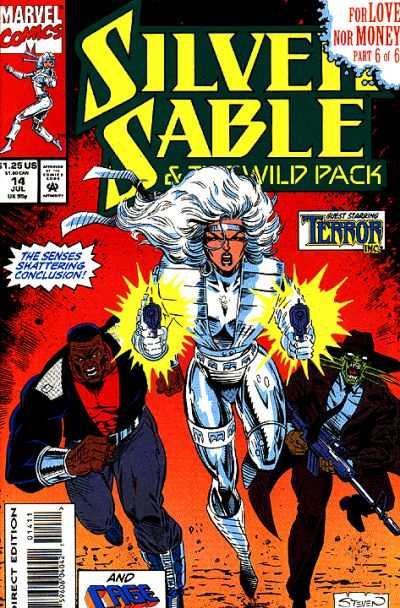 Silver Sable and the Wild Pack #14, NM- (Stock photo)