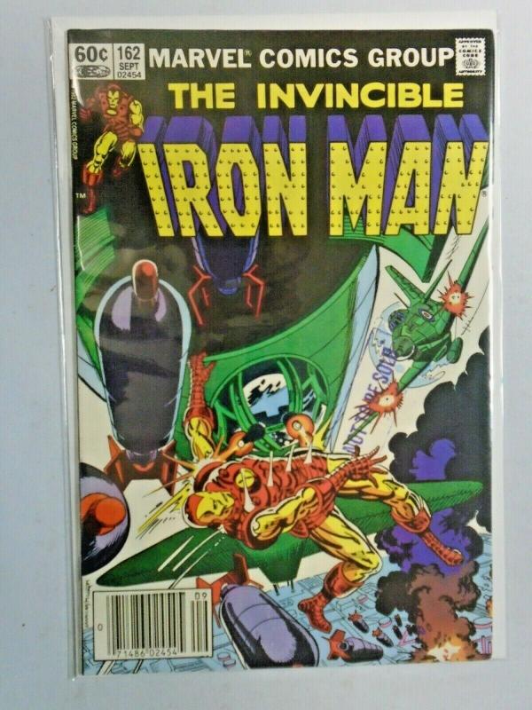 Iron Man #162 Newsstand 1st Series 8.0 VF (1982)