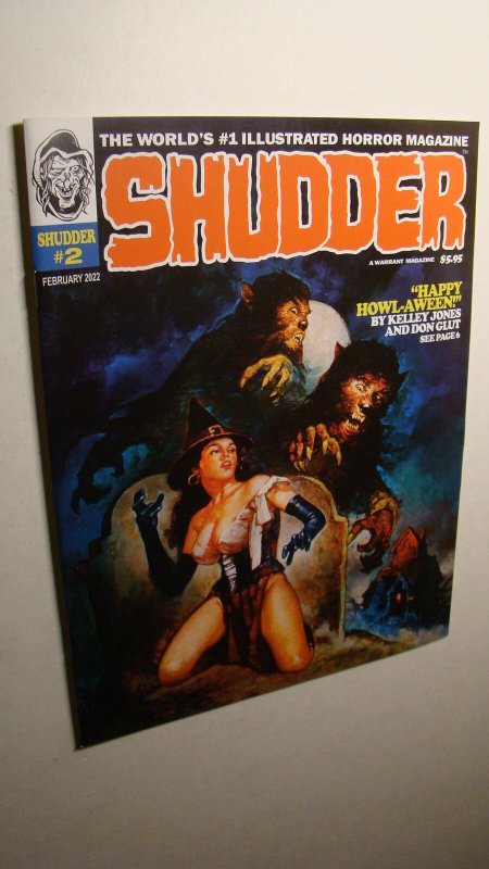 SHUDDER 2 NEW NM/MT 9.8 SANJULIAN ART CREEPY EERIE VAMPIRELLA FAMOUS MONSTERS