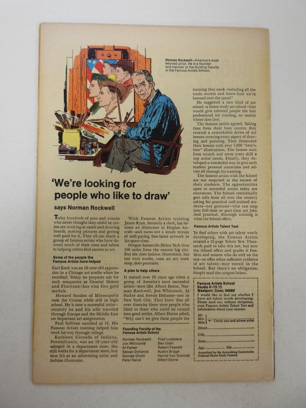 Captain America #108 (1968) VG+ Condition centerfold detached bottom staple