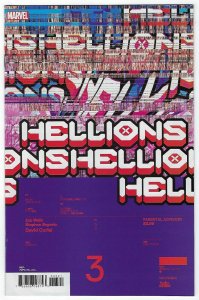 Hellions # 3 Design Variant 1:10 Cover NM Marvel