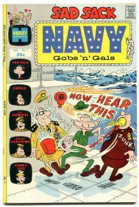 Sad Sack Navy Gobs 'n' Gals #1 1972- Harvey- high grade