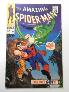 The Amazing Spider-Man #49 (1967) VG Condition centerfold detached top staple