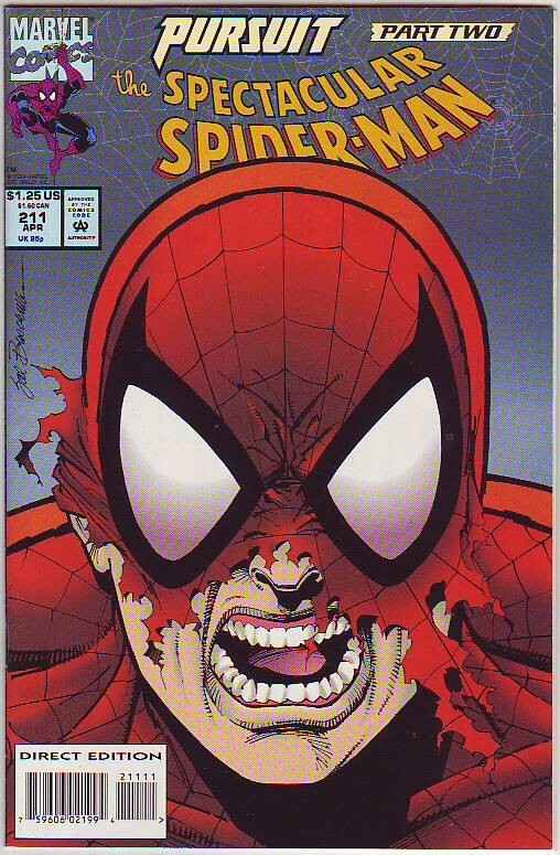 Spider-Man, Peter Parker Spectacular #211 (Apr-94) NM+ Super-High-Grade Spide...