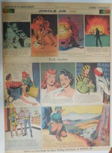 Flash Gordon Sunday by Alex Raymond from 3/28/1943 Large Full Page Size !