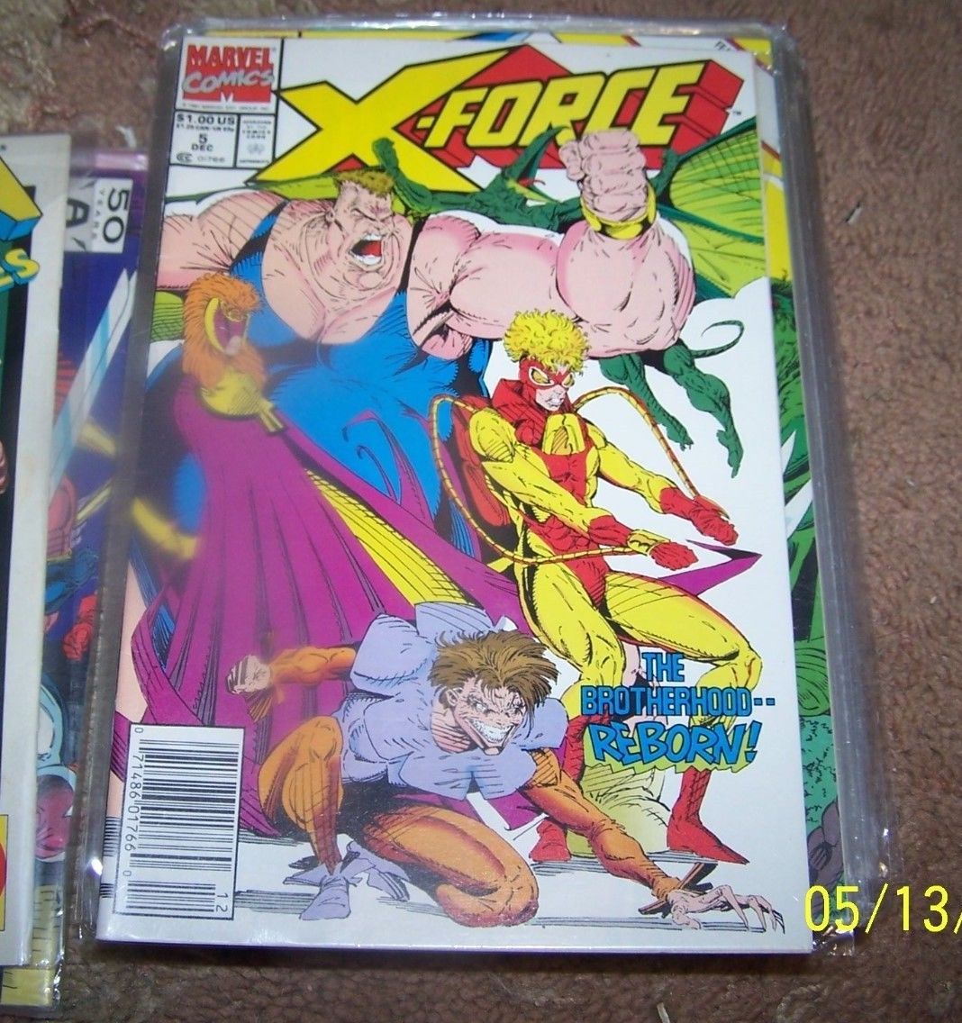 X Force Comic # 5 Cable Blob Pyro Toad Brotherhood Reborn | Comic Books ...