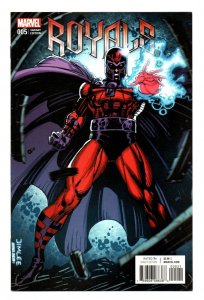 ROYALS #05 (2017) JIM LEE | X-MEN TRADING CARD VARIANT MAGNETO | DIRECT EDITION