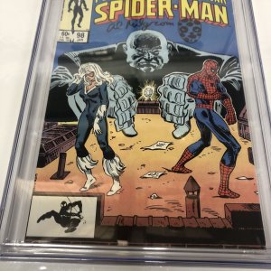 Spectacular Spider-Man (1985) # 98 (CGC 9.8 SS) Signed Al Milgrom * Marvel