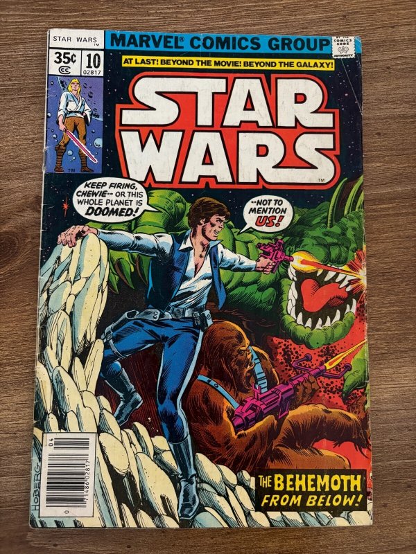 Star Wars # 10 FN Marvel Comic Book Luke Skywalker Han Solo Leia R2D2 12 J293