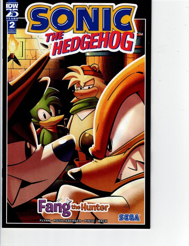 Sonic the Hedgehog Fang the Hunter 1, 2, 3, 4 all cvr B