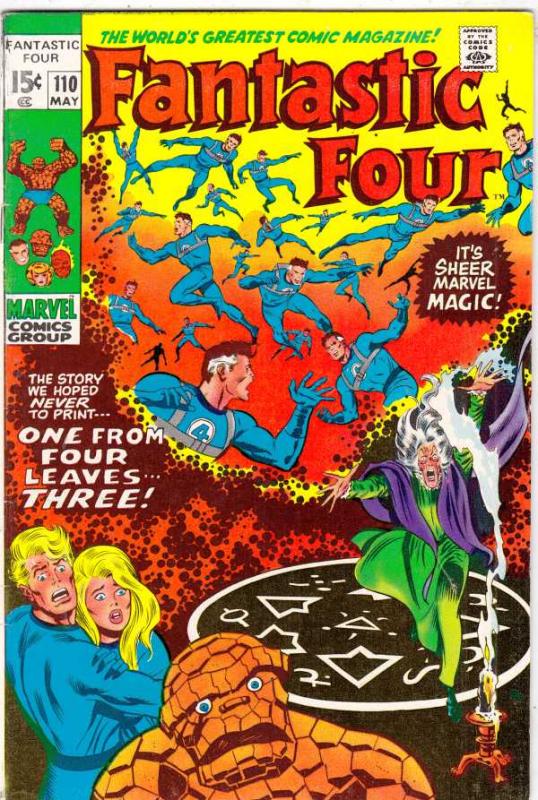 Fantastic Four #110 (May-71) FN/VF- Mid-High-Grade Fantastic Four, Mr. Fantas...