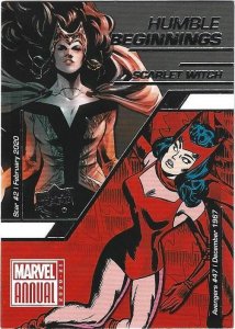 2020-21 Marvel Annual Humble Beginnings #HB-7 Scarlet Witch