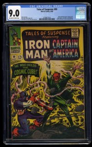 Tales Of Suspense #80 CGC VF/NM 9.0 Red Skull Iron Man Captain America!