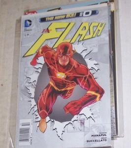FLASH COMIC # 0 dc NEW 52 - PRE REBIRTH BARRY ALLEN HOT RARE  TV SHOW
