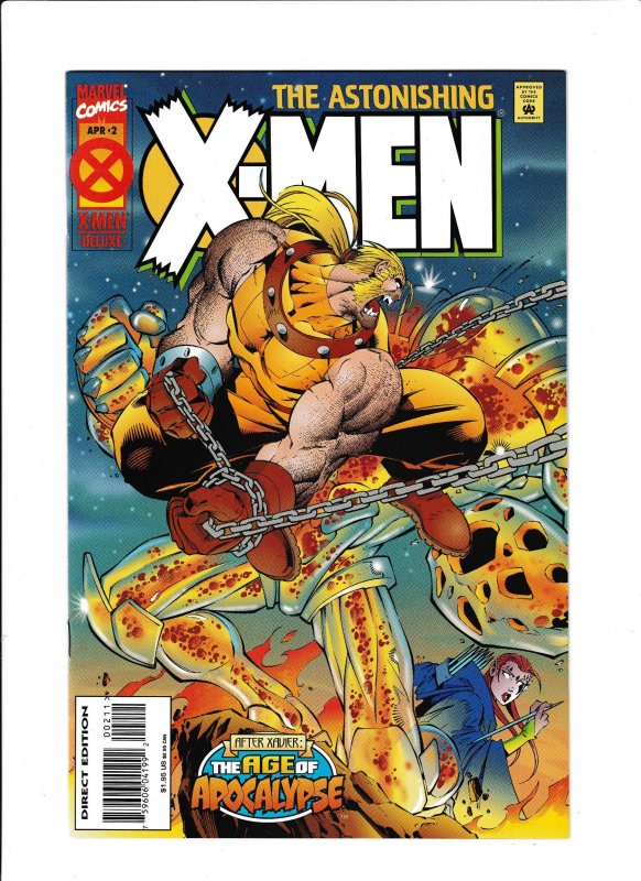 ASTONISHING X-MEN #02 (1995) JOE MADUREIRA | DIRECT EDITION