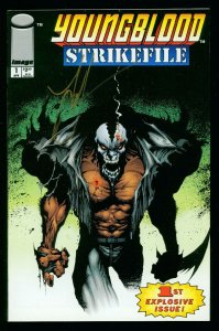 YOUNGBLOOD STRIKEFILE #1 1993 - SIGNED by JAE LEE - IMAGE COMICS - HIGH GRADE