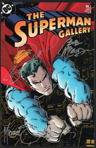 The Superman Gallery #1 (NM) 1993 Signed by Mike Zeck, Bernie Wrightson, McLeod