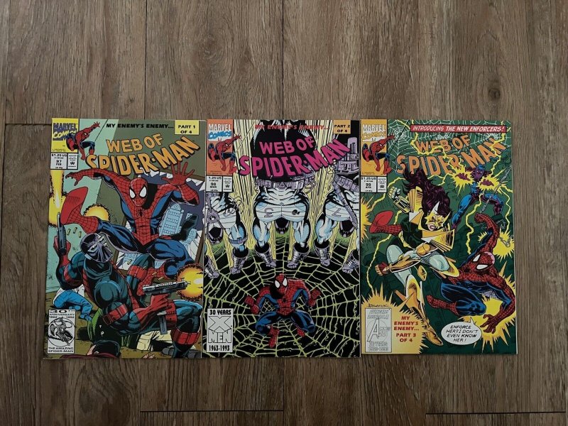 Web of Spider-Man #97 98 99 Marvel 1993 NM 9.4