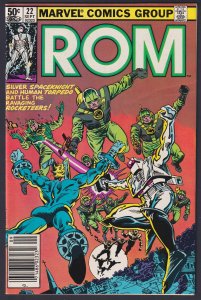 ROM Space Knight 22 (1981) VF Bronze Age Marvel Comics