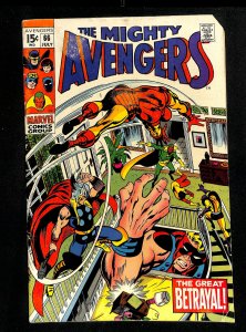 Avengers #66 GD+ 2.5 Qualified See Description 1st Adamantium!