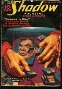 PULP:  SHADOW 1937 JAN 1-STREET AND SMITH PULP-RARE FR