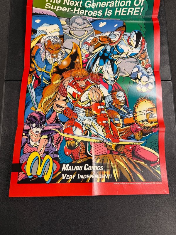 Youngblood Preview Comic Pinup Poster Malibu Comics 8 ET14