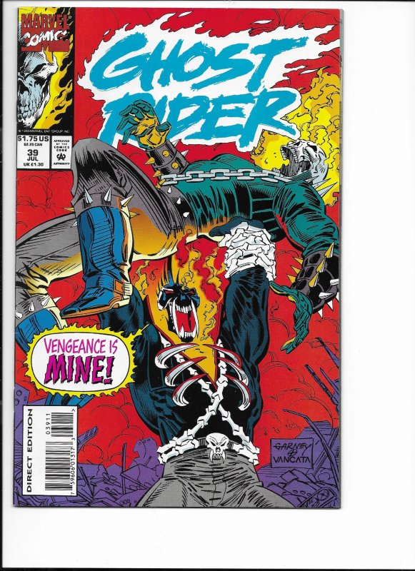 Ghost Rider #39 Direct Edition (1993)