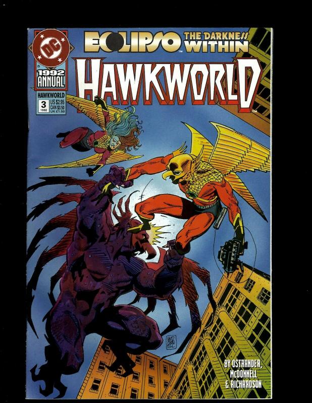 12 Comics Hawkworld 25 26 27 28 29 30 31 32 Annual 1 2 3 Hawkman 1 GK30