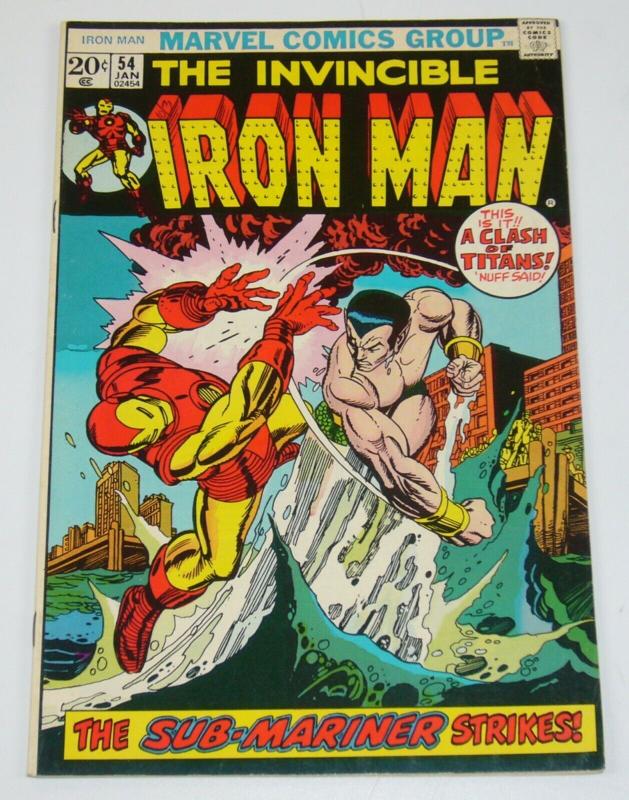 Iron Man (1st Series) #54 VF-; Marvel | save on shipping - moondragon