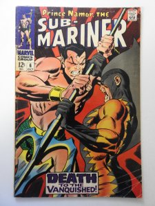Sub-Mariner #6 (1968) VG Condition