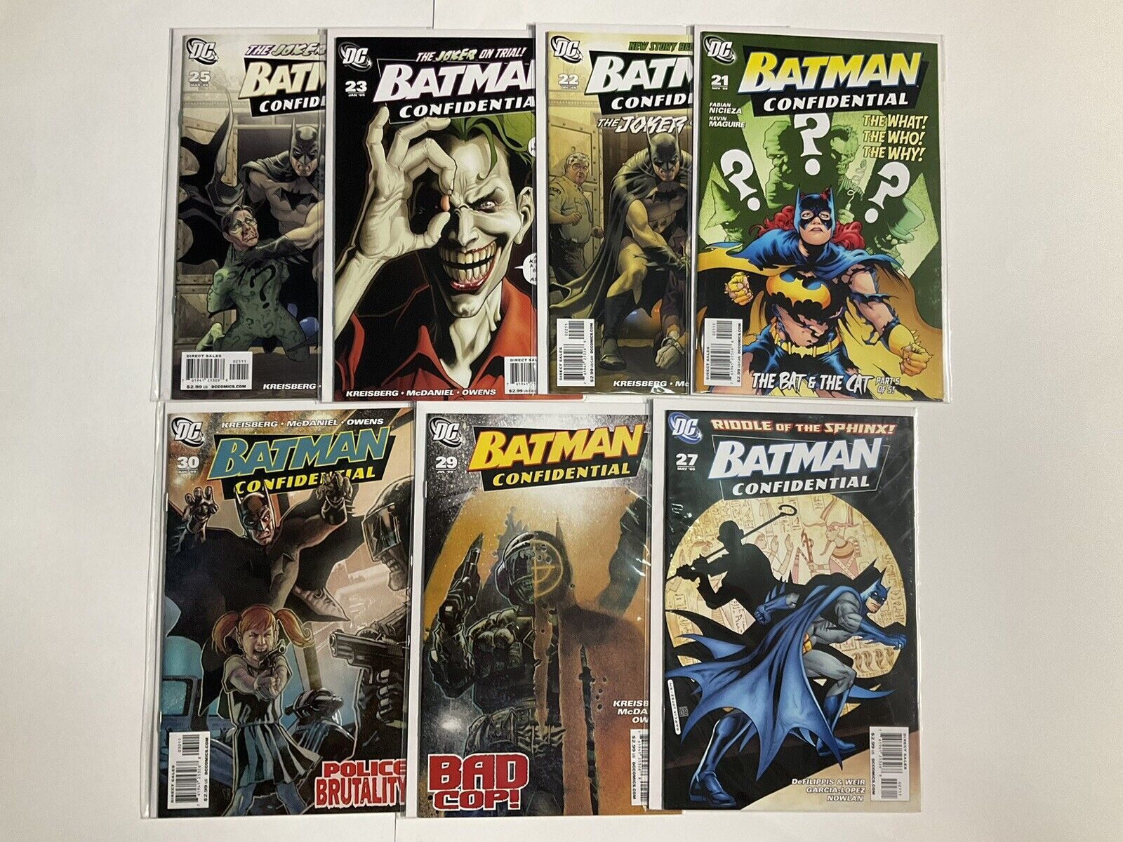 Batman Confidential 21-23 21 22 23 25 27 29 30 NM Near Mint DC Comics LOT |  Comic Books - Modern Age, Batman / HipComic