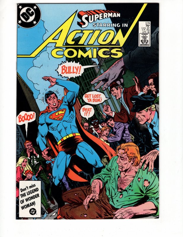 Action Comics #578 HIGH-GRADE Copper Age DC Classic !!! See More !!!!!!