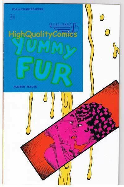 YUMMY FUR #11, VF+, Chester Brown, Indy, Vortex, 1986, more in store