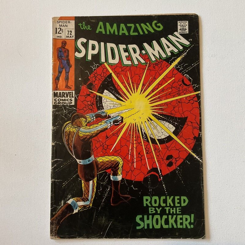 Amazing Spider-Man 72 Very Good Vg 4.0 Marvel 1969