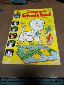 Casper's Ghostland 19 Harvey comic 1963 Silver age giant size the friendly Ghost