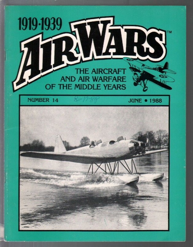 Air Wars #14 6/1987-Aircraft & air warfare of the middle years 1919-1939-FN