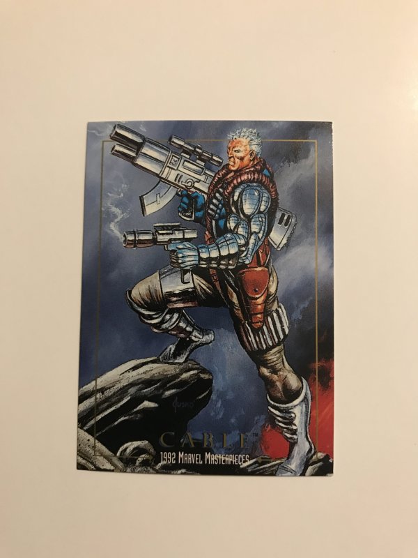 CABLE #18 card : 1992 Marvel Masterpieces Fleer NM/M; base, Jusko art