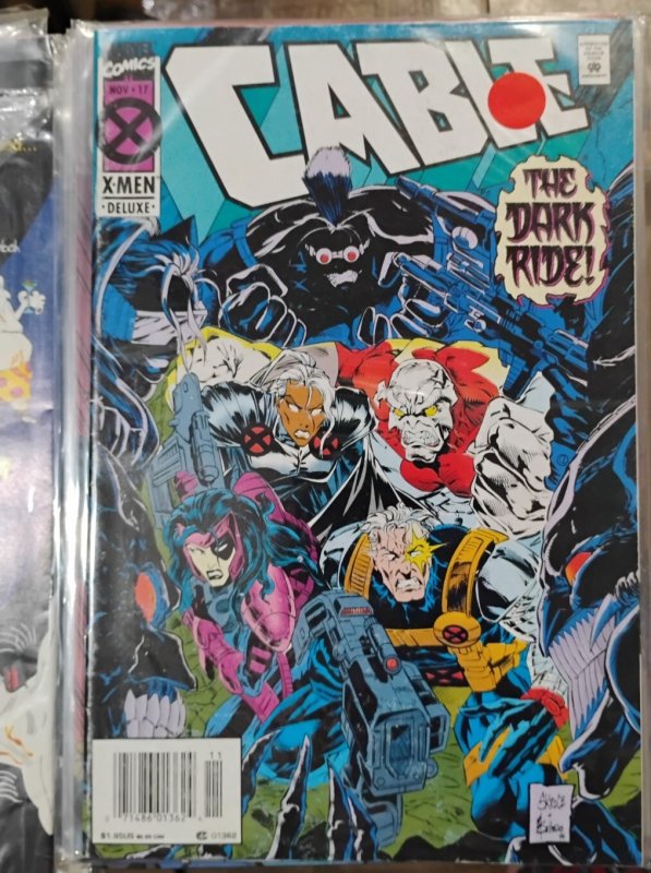 Cable # 17  1994 Marvel disney  NATHAN SUMMERS  MARROW MORLOCKS NEWSTAND DELUXE